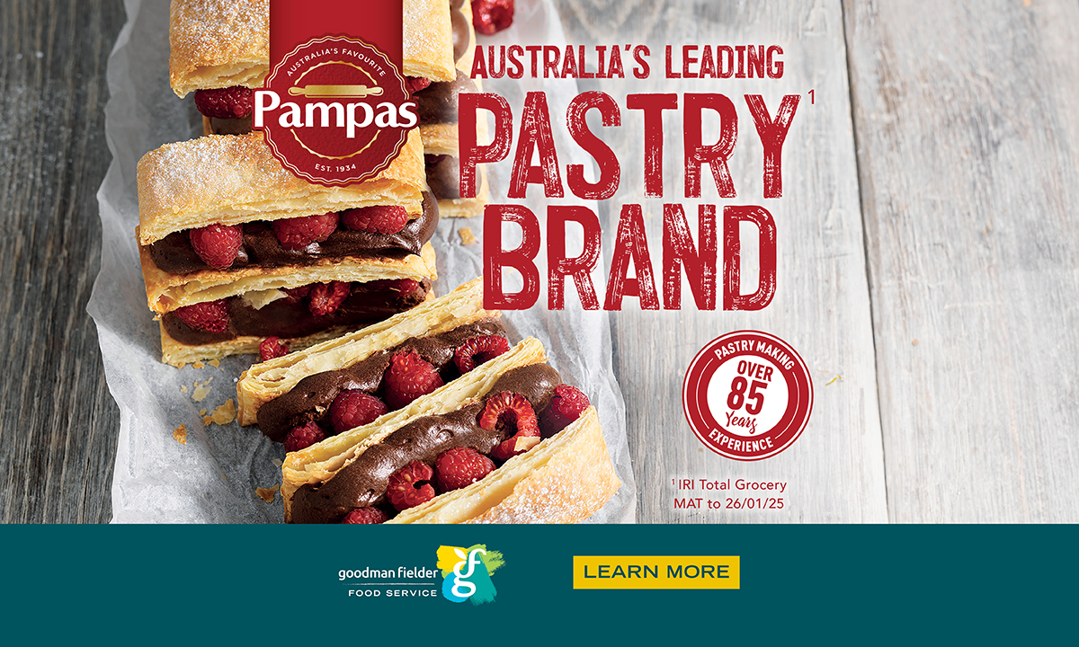 Perfect Pastry Dishes Start with Pampas – Australia’s Leading Pastry Brand*