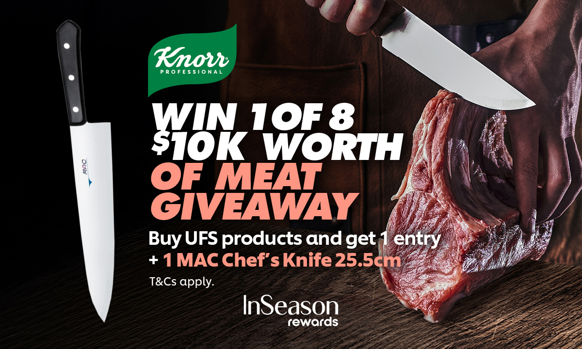 Enter the UFS $80,000 Slay Your Roast with Knorr meat giveaway