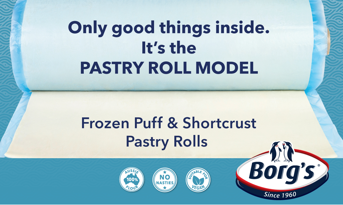 Only good things inside makes Borg’s the perfect pastry roll model