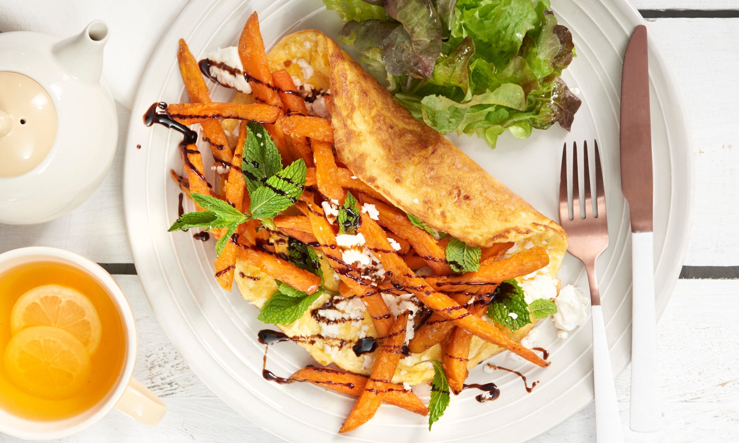 Sweet Potato Omelette